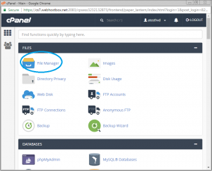 cpanel