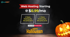 halloween web hosting offer