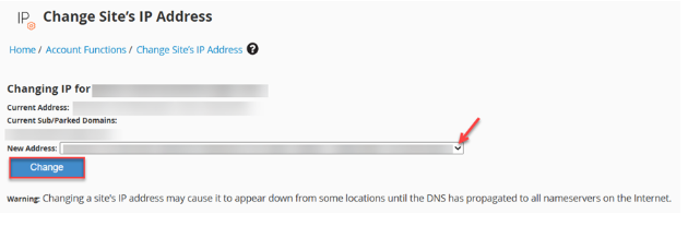 Change IP Address