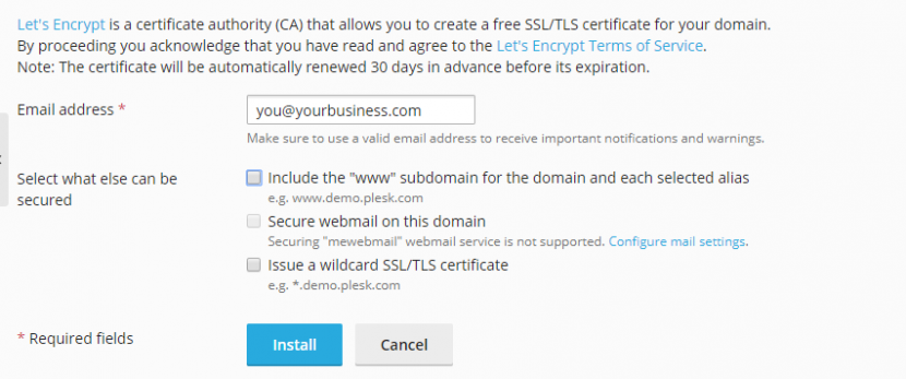 Install Let’s Encrypt SSL for a Domain in Plesk – Step-by-Step