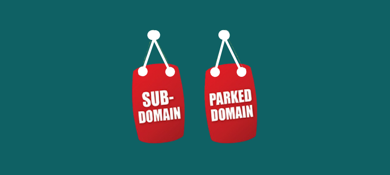 difference between a Parked Domain and a Subdomain