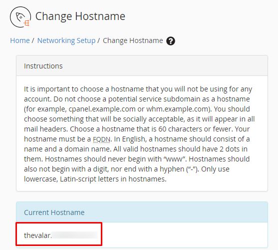 Hostname