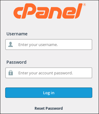 cPanel-account