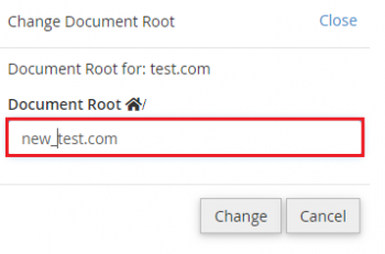 Change-Document-Root