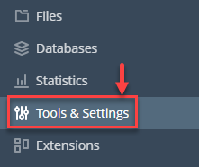 Tools & Settings