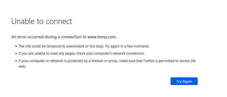 unable-to-connect