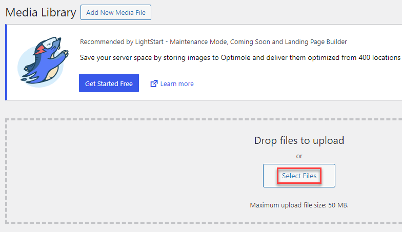 select files