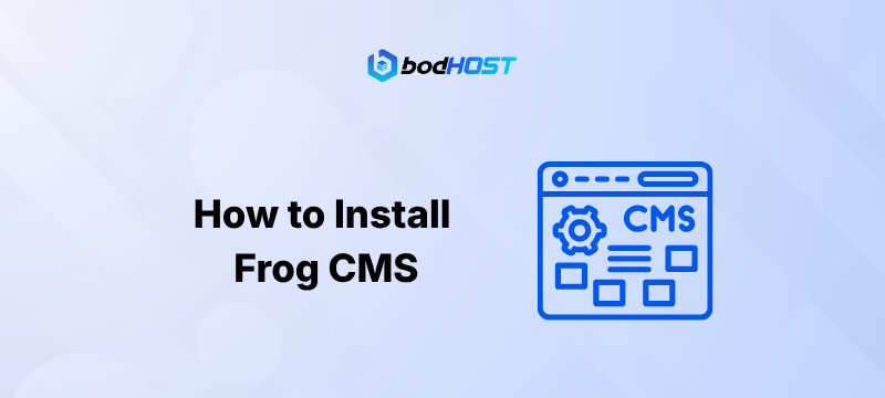 How to Install Frog CMS
