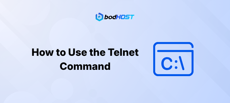 How to Use the Telnet Command