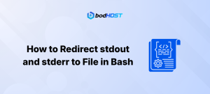 How to Redirect stdout and stderr to File in Bash
