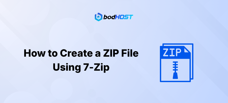 How to Create a ZIP File Using 7-Zip