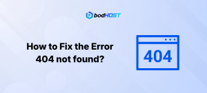 How to Fix the Error 404 not found