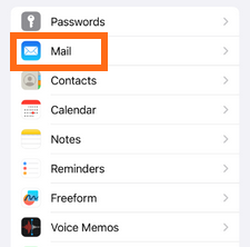 Setting Email 