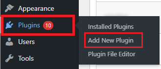 Add WordPress Plugin