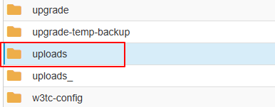 Upload folder Permission