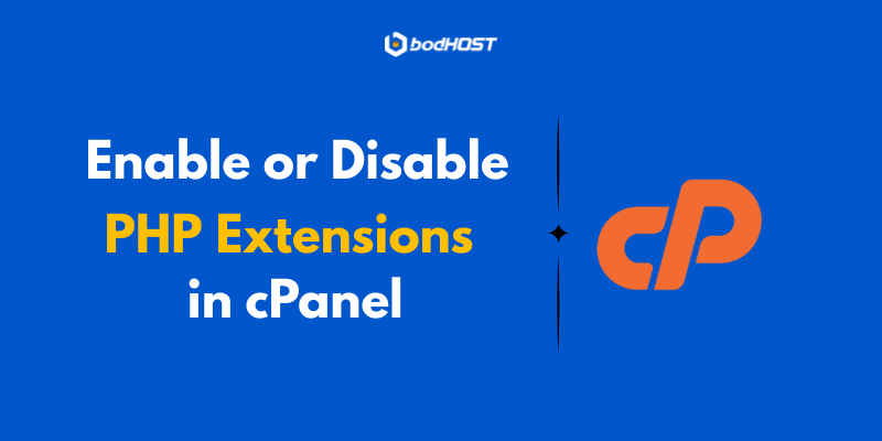 How to Enable or Disable PHP Extensions in cPanel
