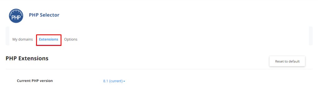 Enable PHP Extension in cPanel