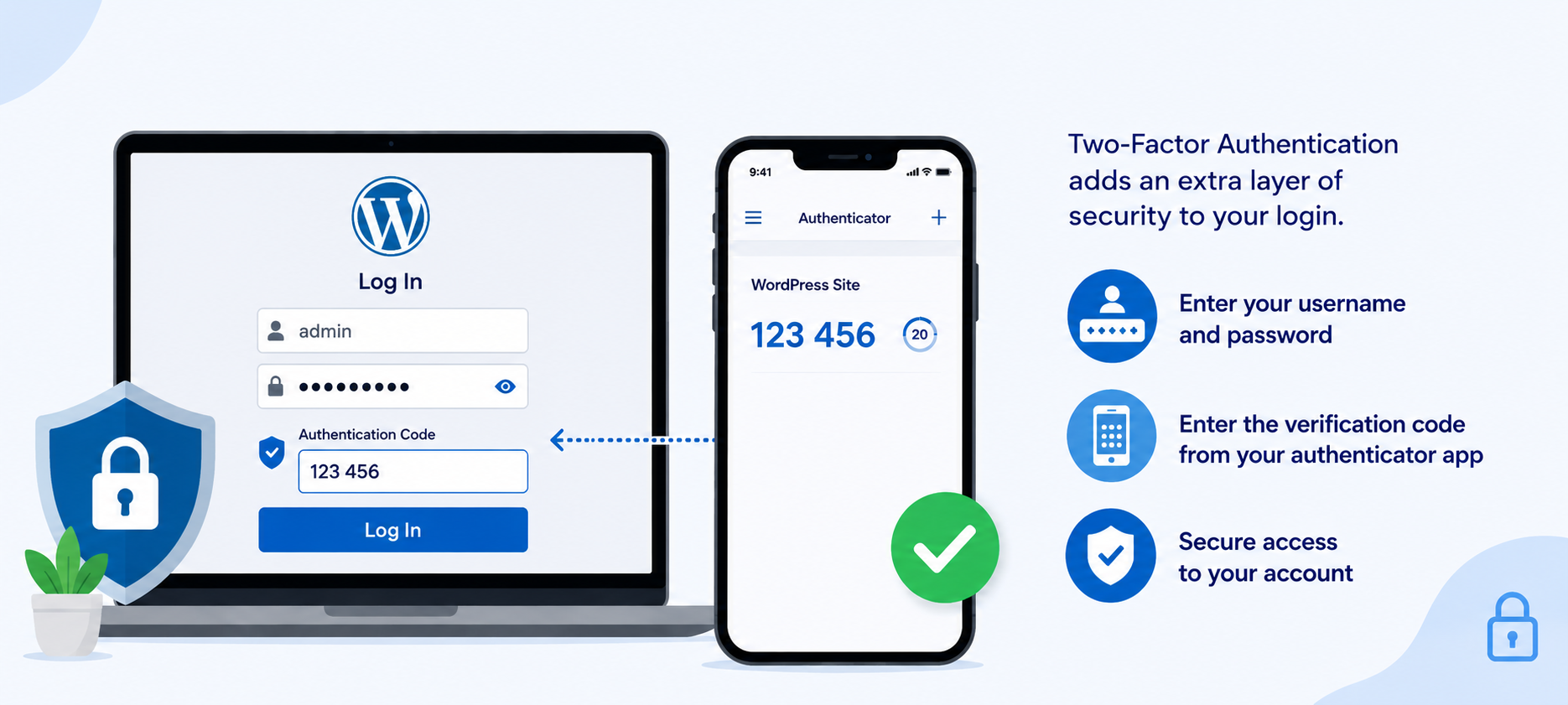 Enable Two-Factor Authentication on WordPress