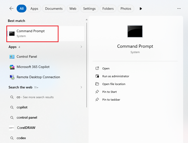 Command-prompt